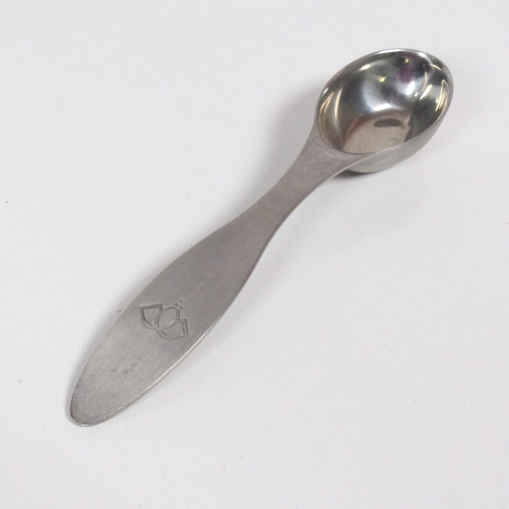 Gevalia Coffee Scoop Measure Spoon 18/10 Stainless Steel Silver Engraved Logo